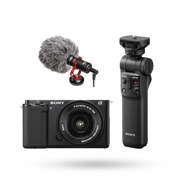 Rent sony zve10 vlogging camera creator kit in Mumbai Zero