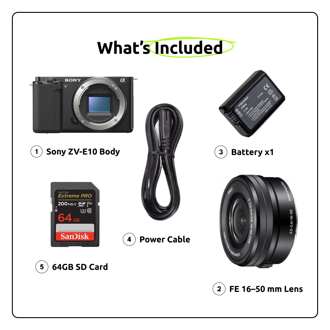 Rent sony zve10 in India | Zero Deposit Rentals | SharePal