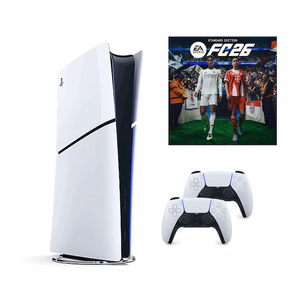 PS5 + FC26 + 2 Controllers