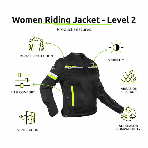 Rent women riding jacket in Pune | Zero Deposit Rentals | SharePal